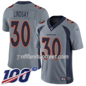 Miesten Denver Broncos NFL Pelipaita Phillip Lindsay 30 Nike Harmaa 100th